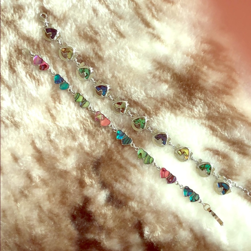 Multi colored bracelet or anklet